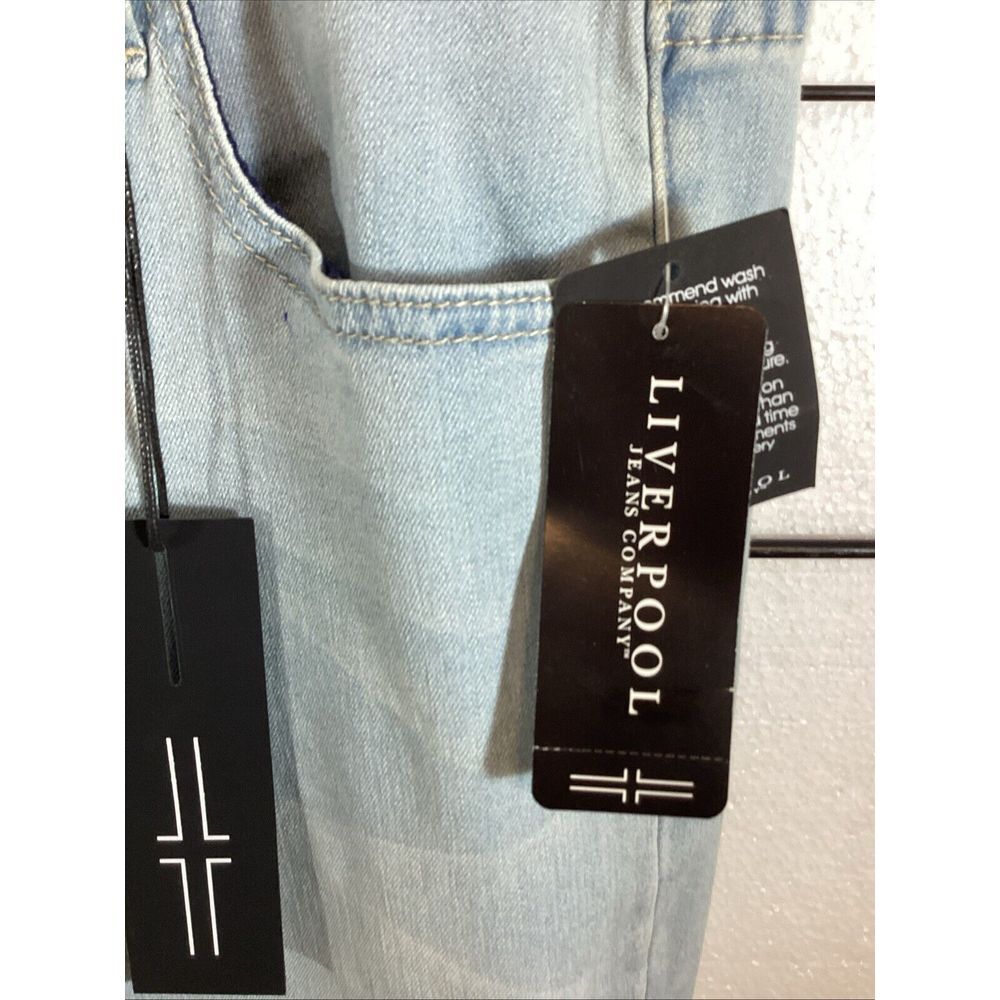 Liverpool Jeans Womens Size 16/33 Light Blue Stretch Blend Denim SKU# 59975‎ - Picture 6 of 9